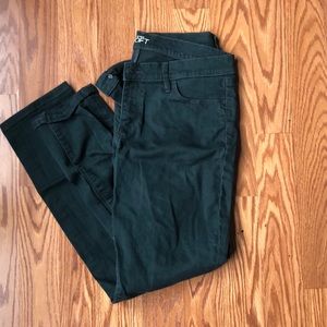Hunter green LOFT jeans